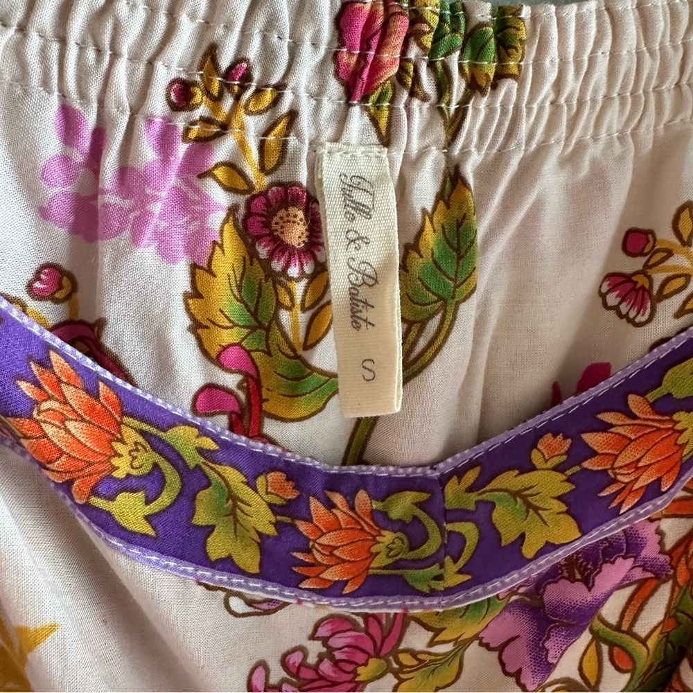 Tulle and Batiste maxi floral boho summer dress - Picture 7 of 10